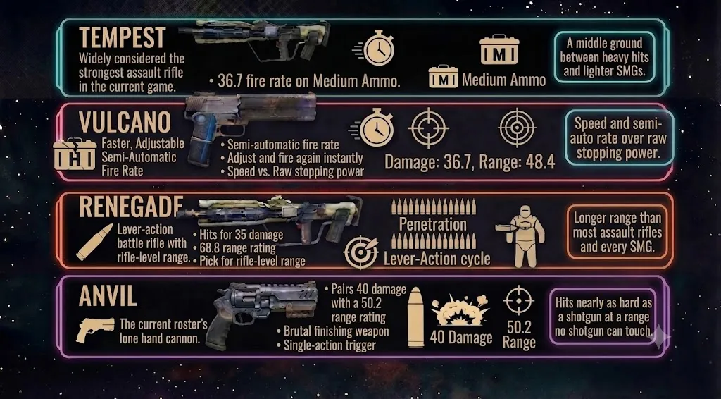 Arc Raiders A-Tier PvP Guns