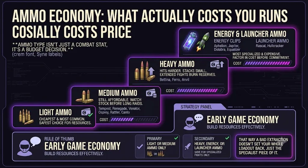 Arc Raiders Ammo Economy Infographics