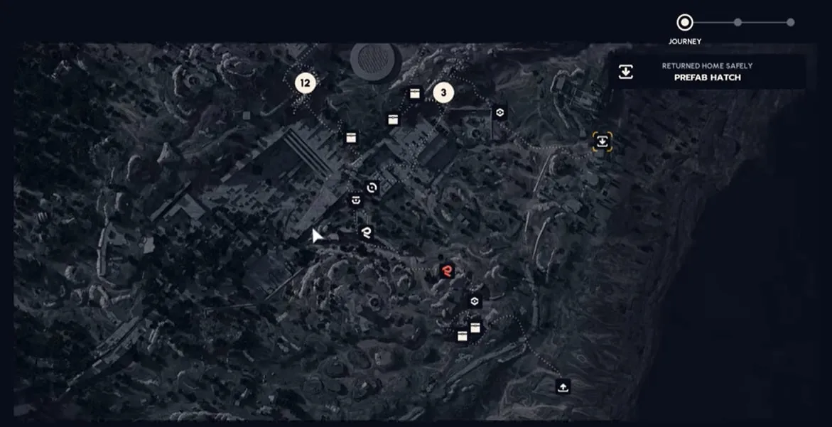 Blue Gate full run map