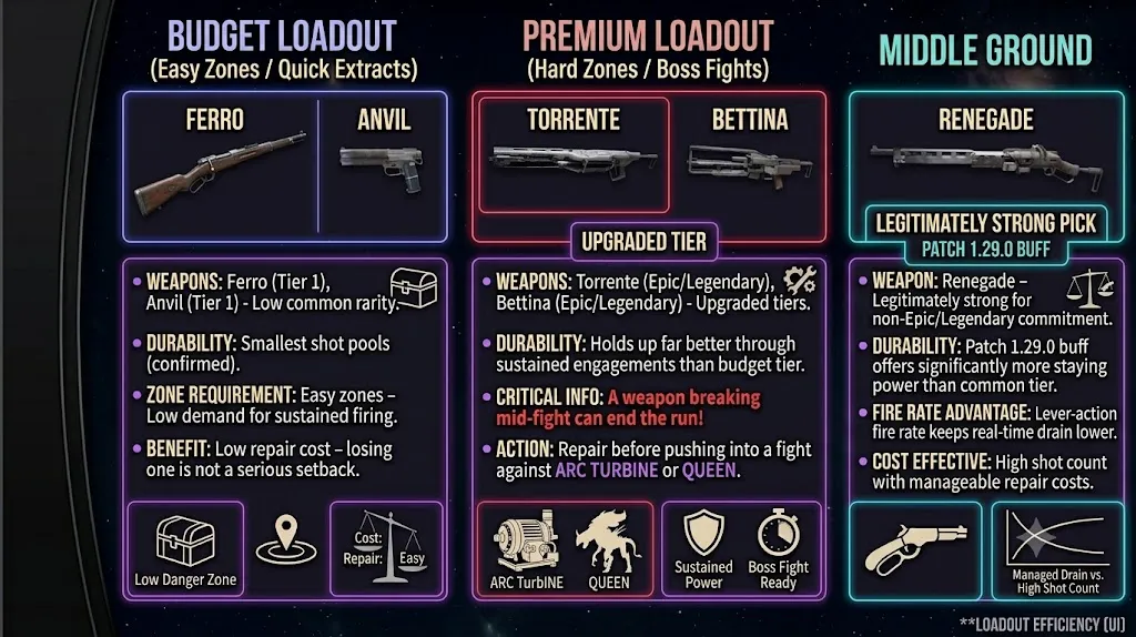 Budget vs. Premium Durability Loadouts in Arc Raiders