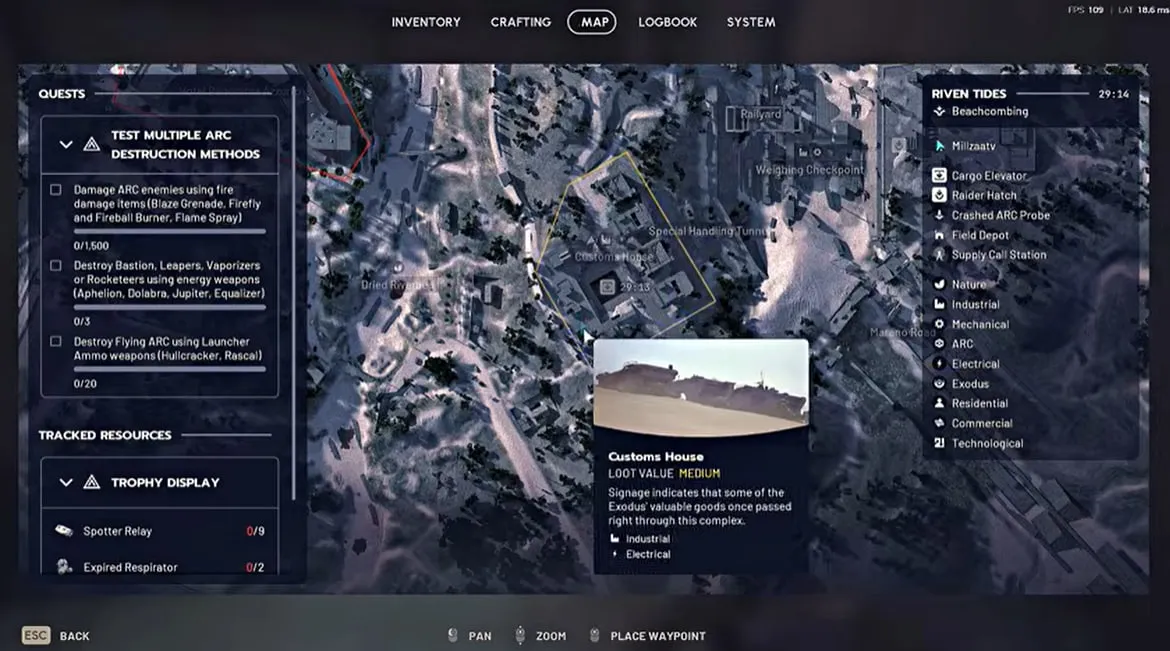 Riven Tides Custom House Map