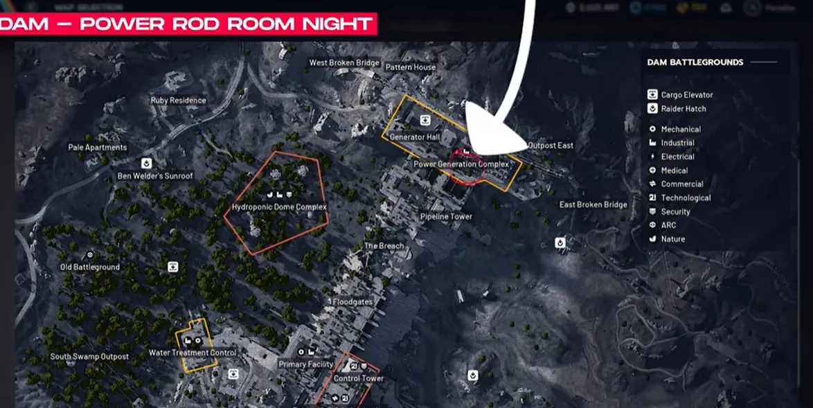 Dam Battleground loot spot