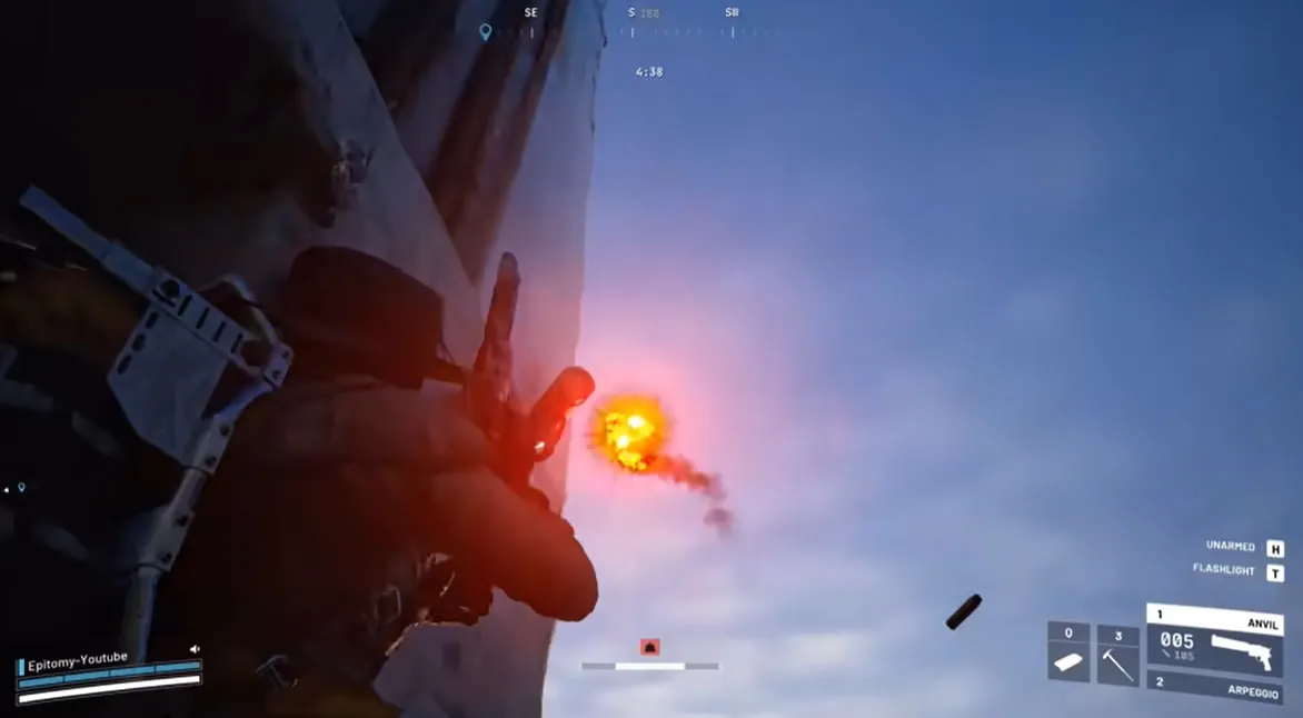 Arc Raiders Character shooting