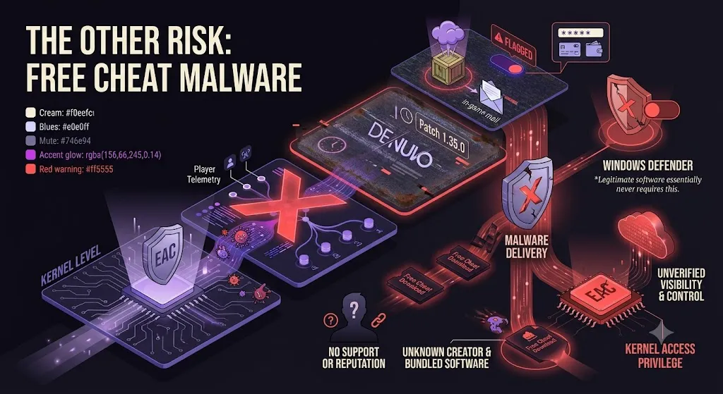 Why free cheats are the riskiest ones